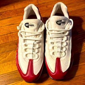 Nike Women Air Max 95 LX NSW Satin & Cloth Red/White AA1103-601